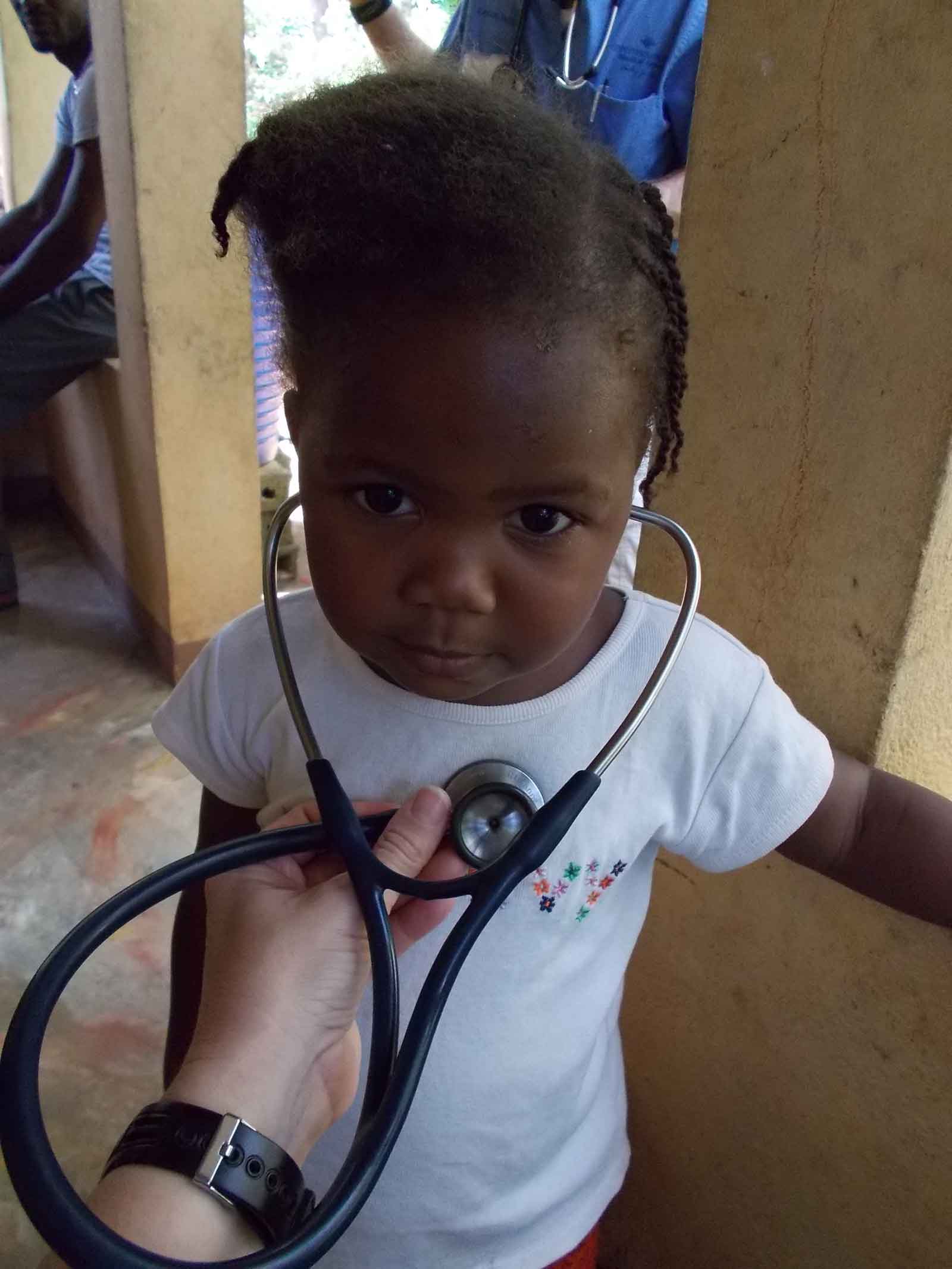 Haiti Health Initiative Photography (Child at the Medical Clinic in Haiti) - Medical